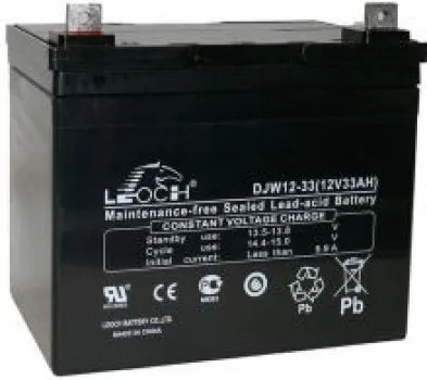 LEOCH DJW12-33. Аккумулятор герметичный свинцово-кислотный