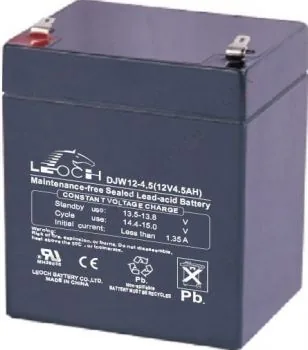 LEOCH DJW12-4,5. Аккумулятор герметичный свинцово-кислотный