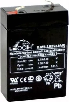 LEOCH DJW6-2,8. Аккумулятор герметичный свинцово-кислотный