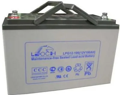 LEOCH LPG12-100. Аккумулятор герметичный свинцово-кислотный