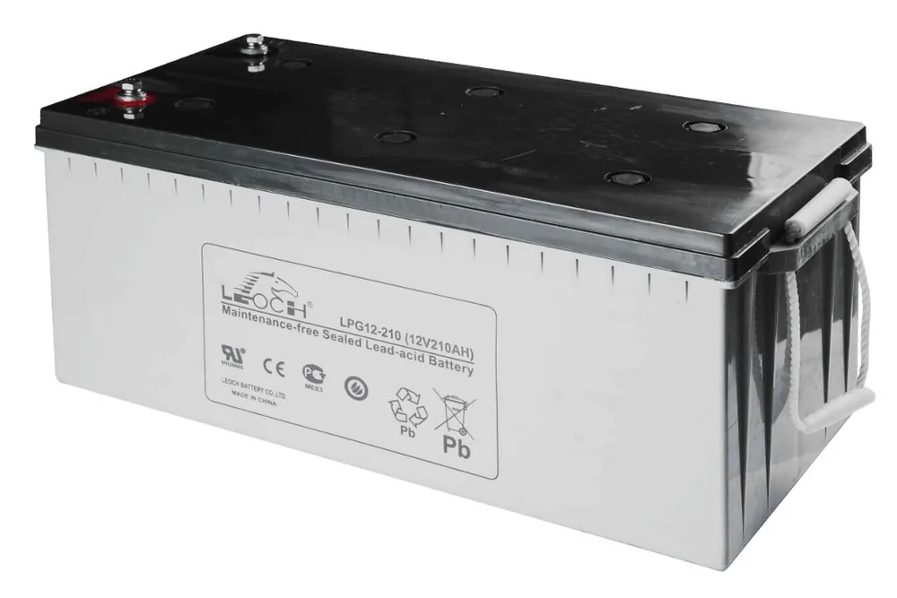 LEOCH LPG12-210. Аккумулятор герметичный свинцово-кислотный