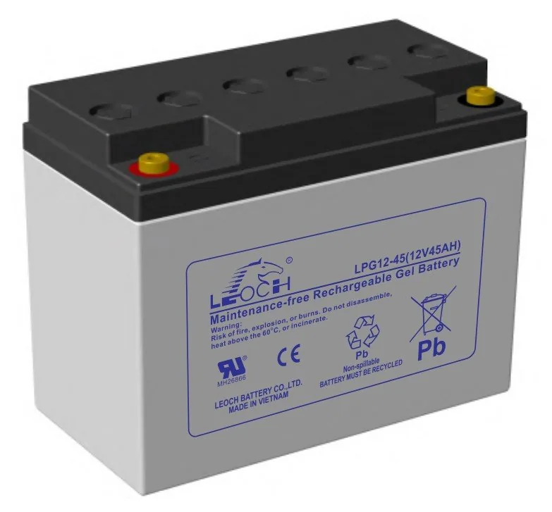 LEOCH LPG12-45. Аккумулятор герметичный свинцово-кислотный