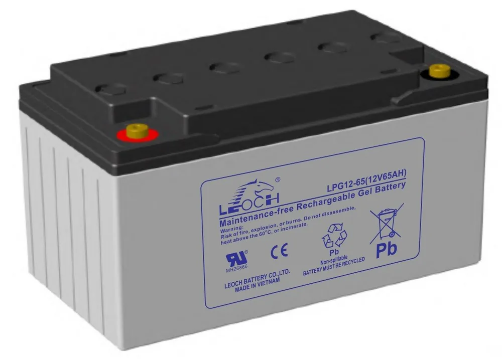 LEOCH LPG12-65. Аккумулятор герметичный свинцово-кислотный