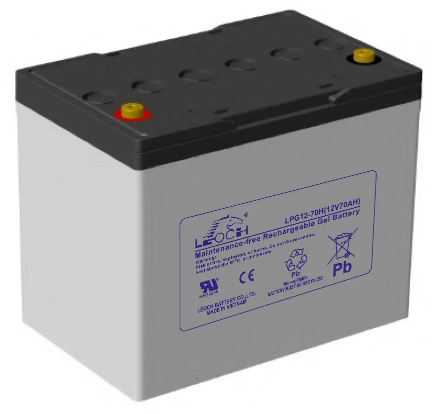 LEOCH LPG12-70 H. Аккумулятор герметичный свинцово-кислотный