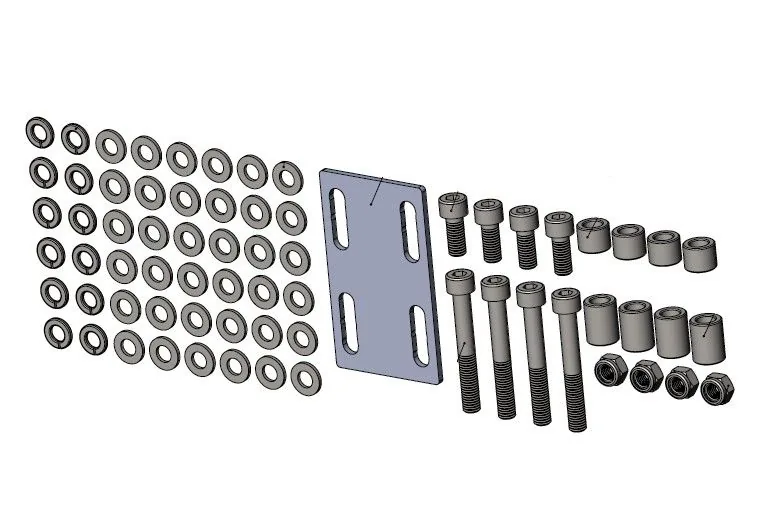 Комплект крепления ЛКД-ПРО-К4 LS878880