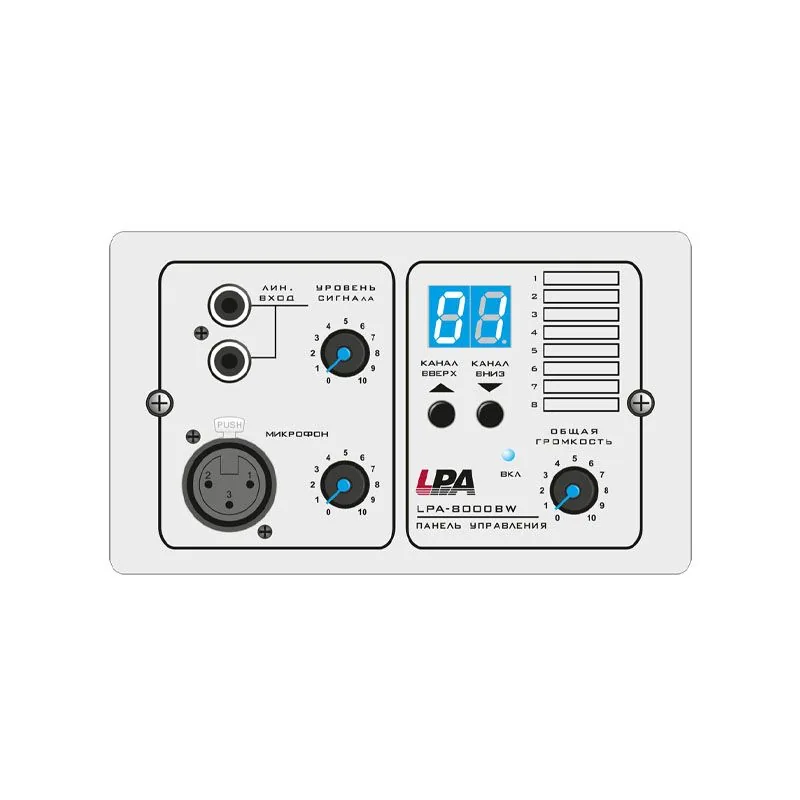 Панель управления LPA-8000BW