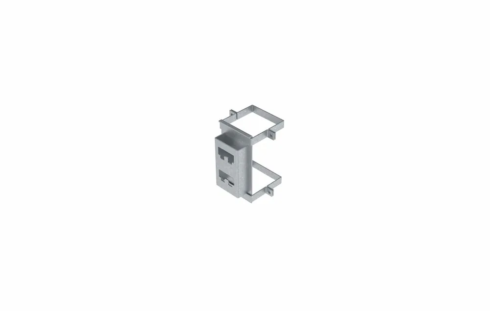 Комплект крепления к опорам ограждения с одним хомутом 80х80х2.0 SK-KKH-1x80x80x2.0-MS