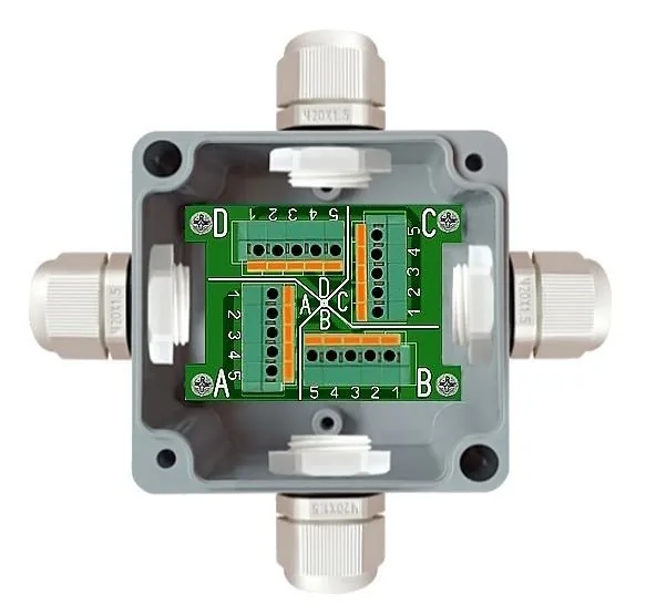 РИ-4 "Аякс". Разветвитель интерфейсов CAN/DMX512/M-Bus/Modbus — фото 1 из 4
