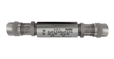 УС-2 (муфта кабельная соединительная взрывозащищённая 1Ex db IIC T6…T5 Gb / 0Ex ia IIC T6…T5 Ga) — фото 1 из 3
