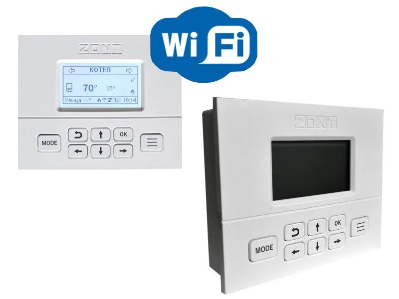 ZONT МЛ-753 Wi-fi. Панель управления