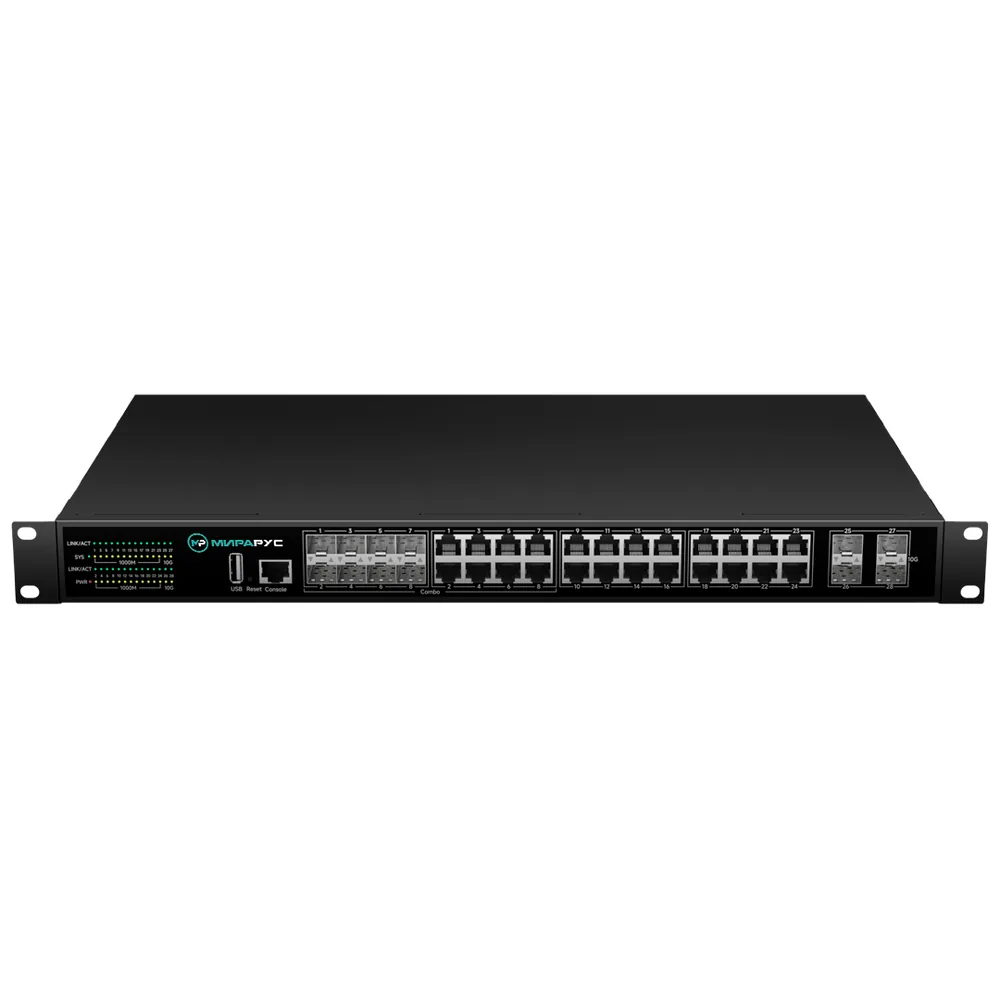 MR-SW-C3-GP24C8х4. Коммутатор 16-портовый
