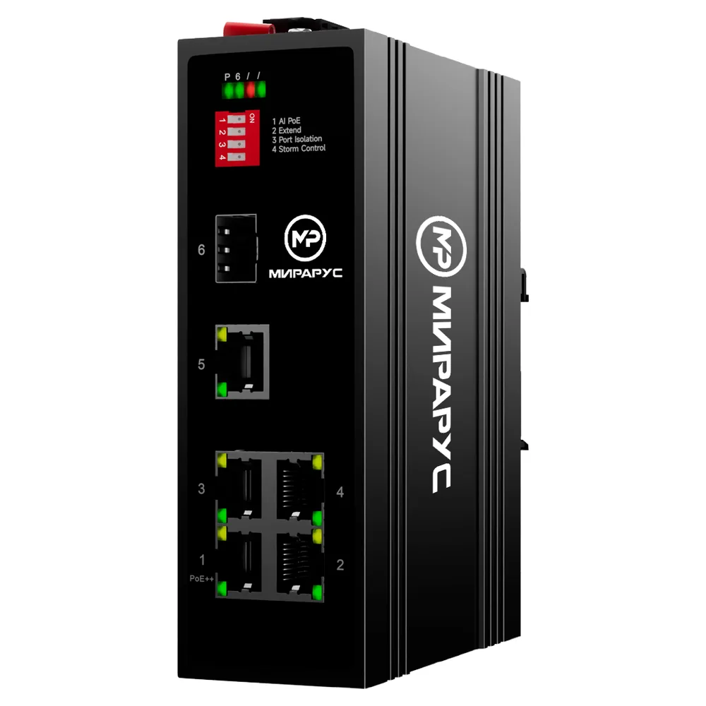 MR-SW-I1-FP4G1S1 (bt). Коммутатор 4-портовый
