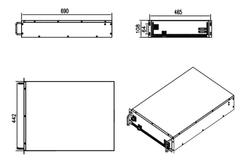 MNB Battery LFPT-512-200-1C. Батарейный модуль на LiFePO4 аккумуляторах — фото 2 из 4