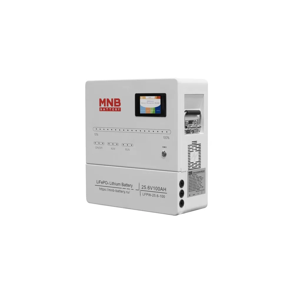 MNB Battery LFPW-25.6-100 LCD Touch. Батарейный модуль на LiFePO4 аккумуляторах — фото 2 из 2