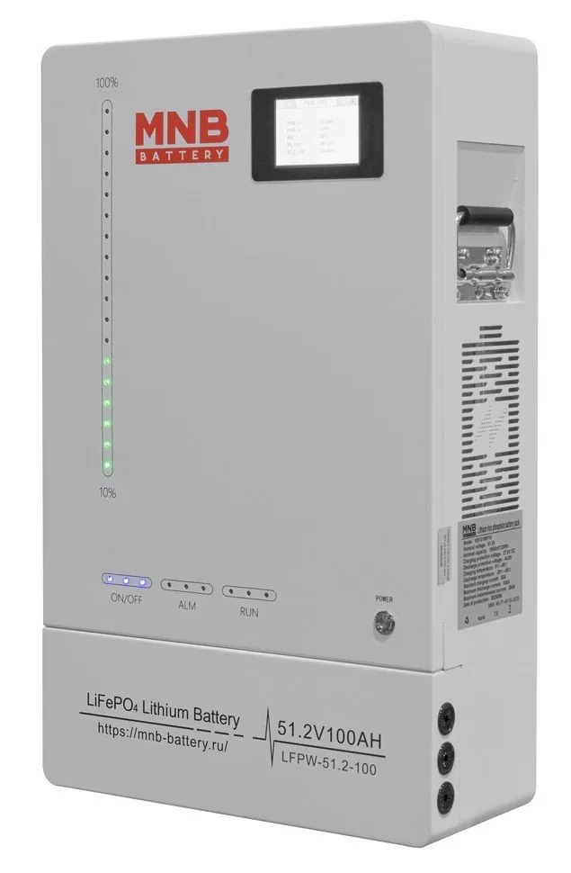 MNB Battery LFPW-51.2-100 LCD Touch. Аккумулятор литий-железо-фосфатный (LiFePO4) — фото 4 из 4