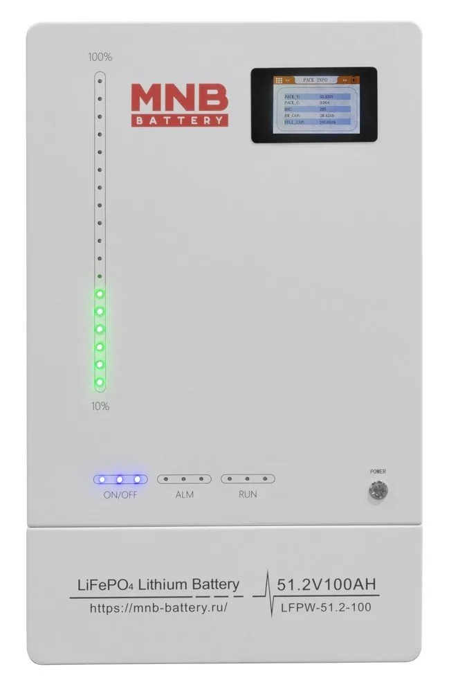 MNB Battery LFPW-51.2-100 LCD Touch. Аккумулятор литий-железо-фосфатный (LiFePO4) — фото 1 из 4