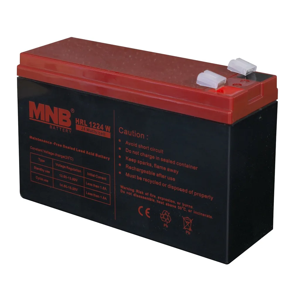 MNB HRL 1224 W. Аккумулятор герметичный свинцово-кислотный — фото 3 из 3