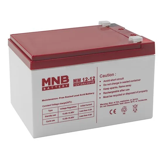 MNB MM 12-12. Аккумулятор герметичный свинцово-кислотный