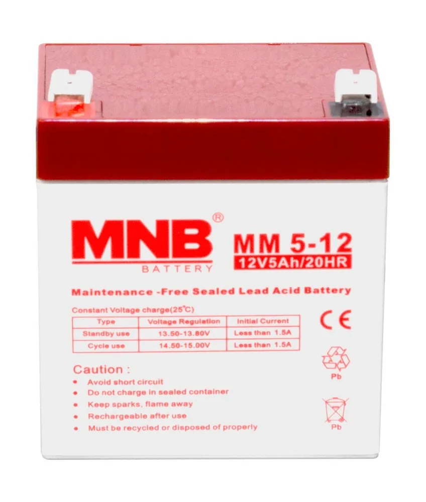 MNB MM 5-12. Аккумулятор герметичный свинцово-кислотный — фото 1 из 3