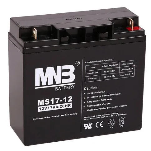 MNB MS 17-12. Аккумулятор герметичный свинцово-кислотный