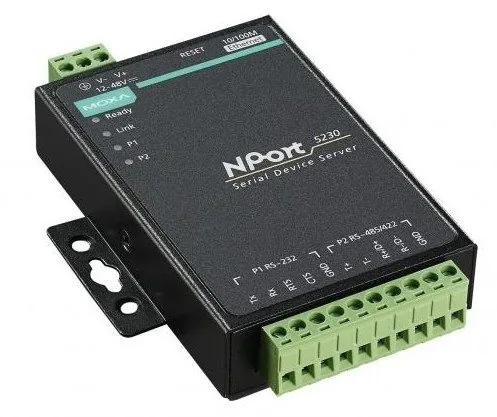 NPort 5230. Асинхронный сервер