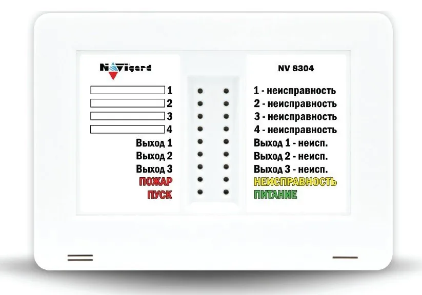 NV 8304. Прибор приемно-контрольный охранно-пожарный