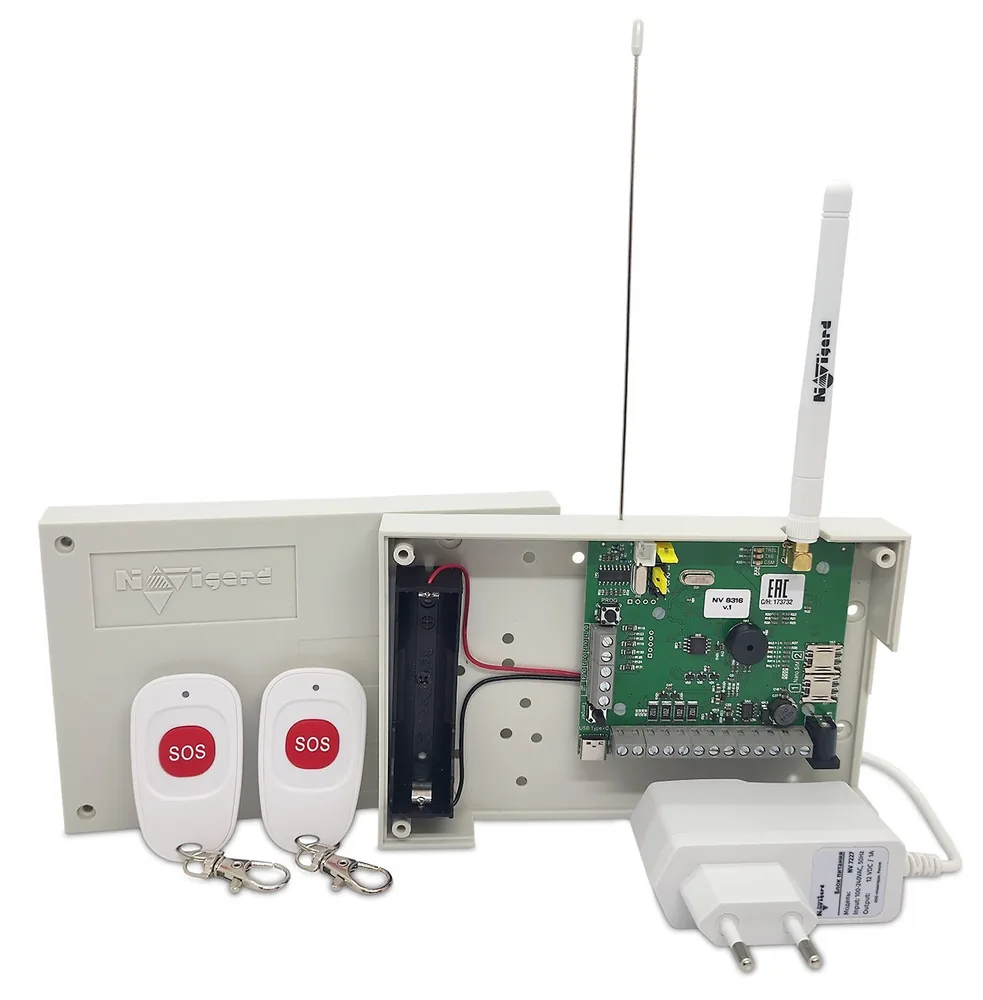 NV 8316 ТК. Беспроводной GSM комплект тревожной сигнализации