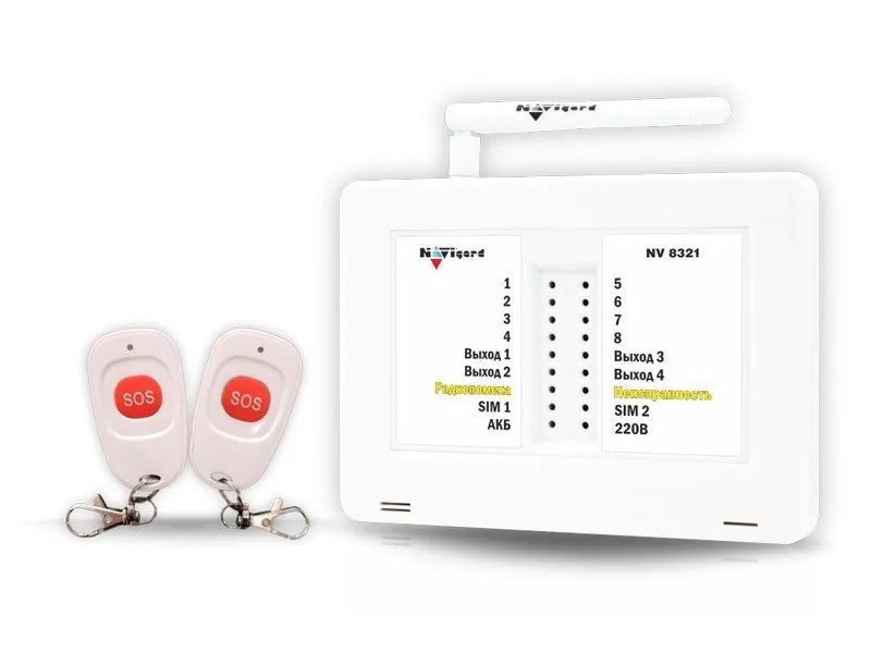 NV 8321ТК. GSM комплект тревожной сигнализации
