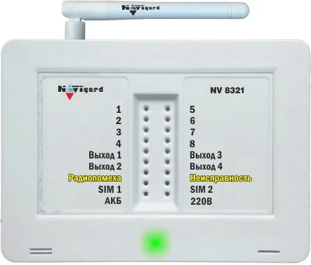 NV 8321W. GSM сигнализация радиоканальная с WI-FI модулем