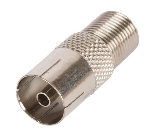 EC-CC-F-PAL-FM-MT-100 (100 шт). Адаптер для коаксиальных кабелей, F-тип-PAL-female