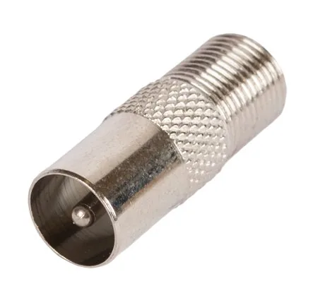EC-CC-F-PAL-M-MT-100 (100 шт). Адаптер для коаксиальных кабелей, F-тип-PAL-male