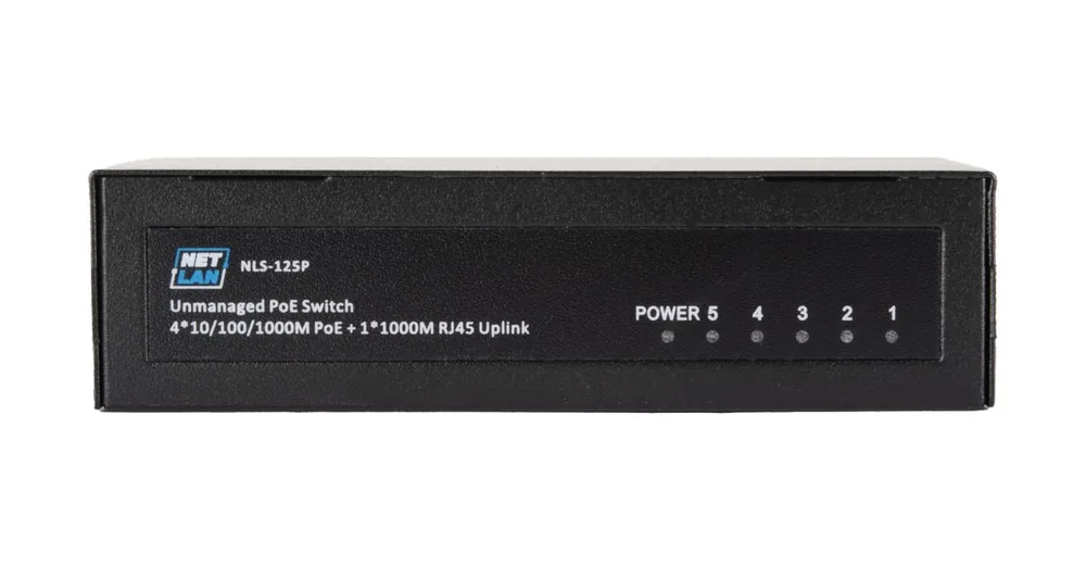 NLS-125P. Коммутатор с PoE — фото 1 из 2
