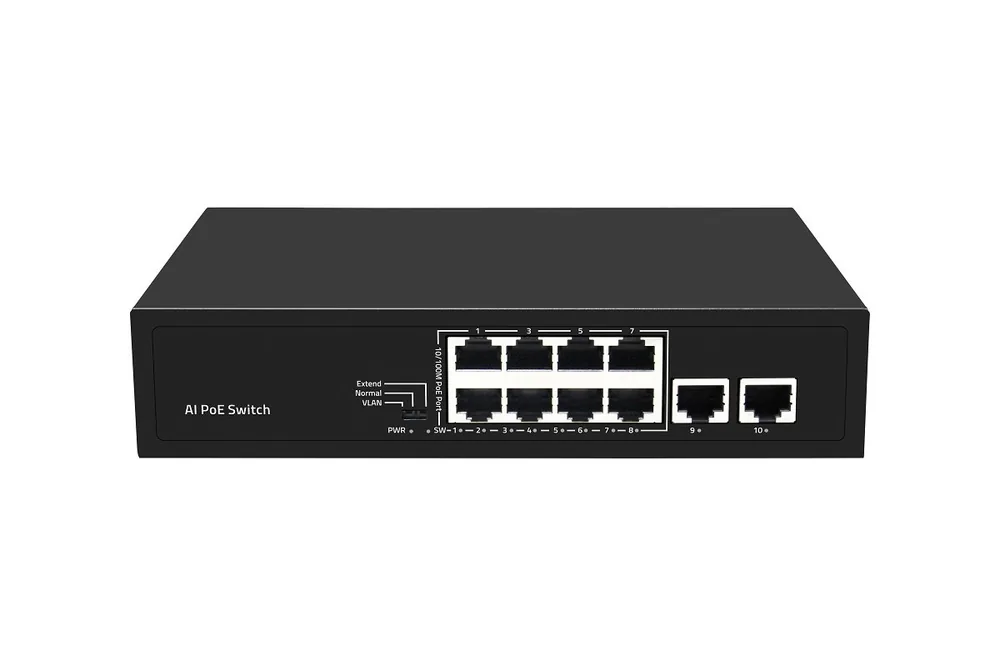 GL-SW-F005-08P. Коммутатор с PoE
