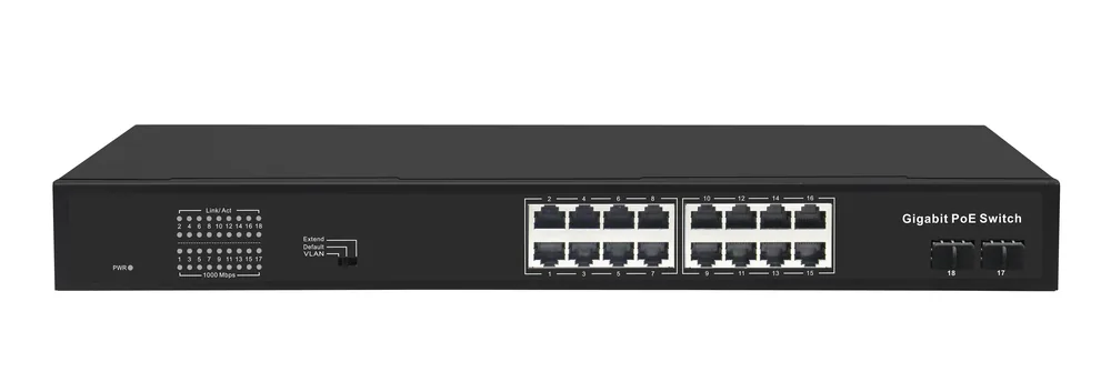 GL-SW-G005-16P. Коммутатор с PoE