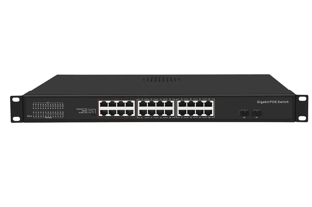 GL-SW-G005-24P. Коммутатор с PoE