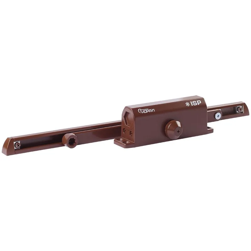 ISPARUS 430 Slider (коричневый). Доводчик дверной морозостойкий