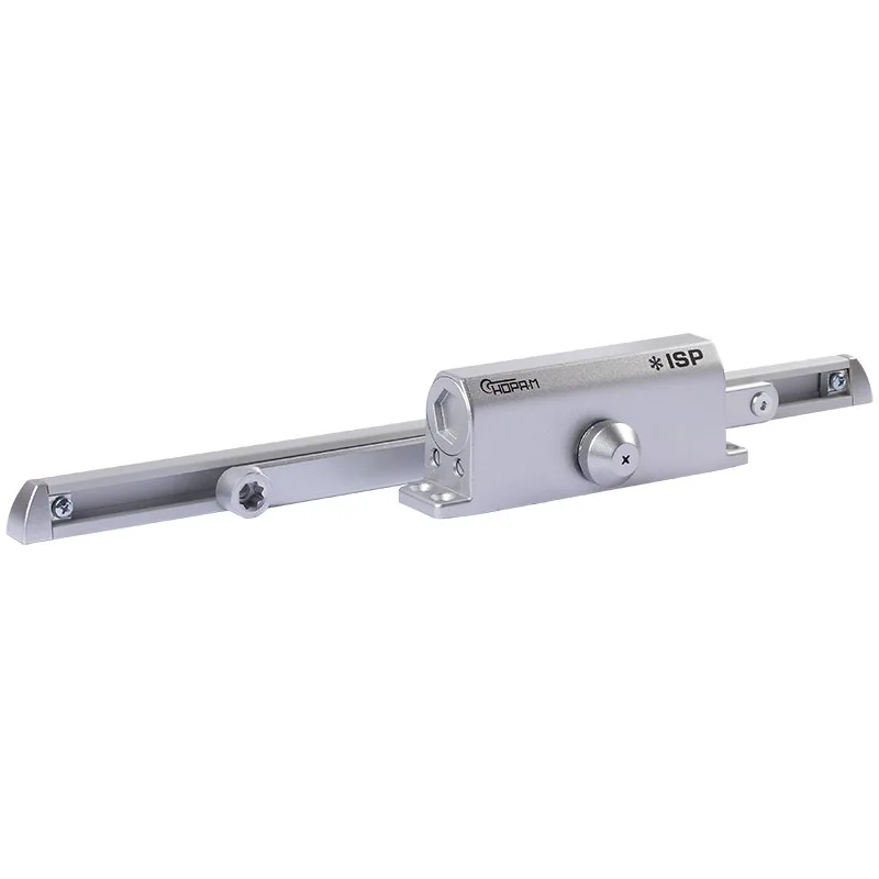 ISPARUS 430 Slider (серебро). Доводчик дверной морозостойкий
