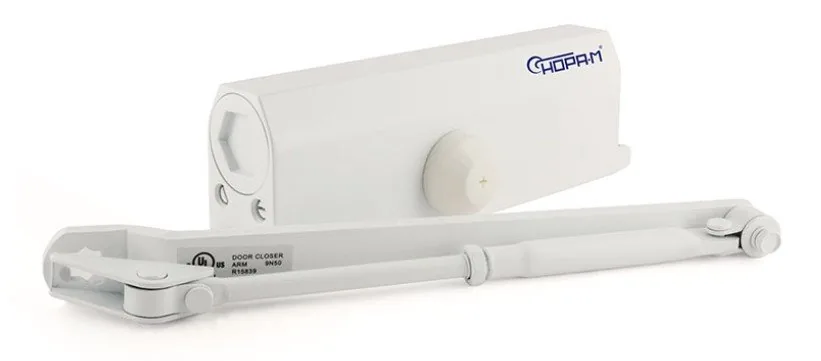 НОРА-М 740 DA (белый). Доводчик дверной морозостойкий