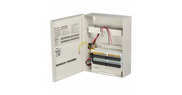 PV-DC10A+ блок бесперебойного питания DC 12-14,5 В, 10 А, 18 выходов с предохранителями