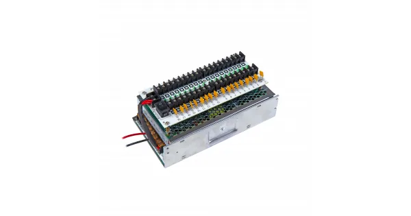 PV-DC10A+ NC профессиональный стабилизированный блок бесперебойного питания DC 12 В, 10 А с восемнадцатью выходами на DIN-рейку
