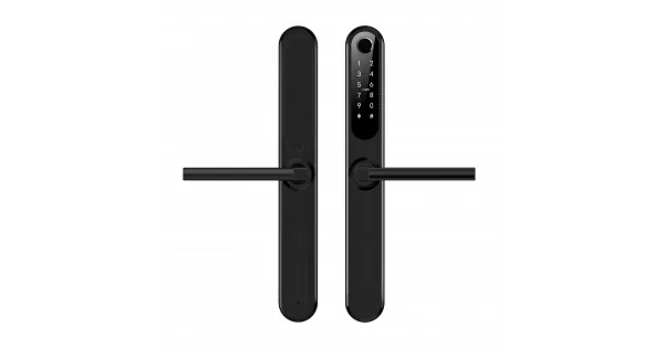 Smart Slim BLACK узкий умный замок для отелей и офисов