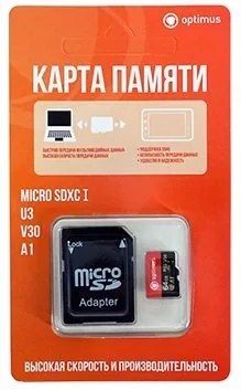 MicroSDXC 64Gb (Optimus). Карта памяти microSDXC, 64 ГБ, Class 10