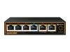 U1EE-4F1b/2F с питанием от HiPoE до 60Вт. Коммутатор с PoE