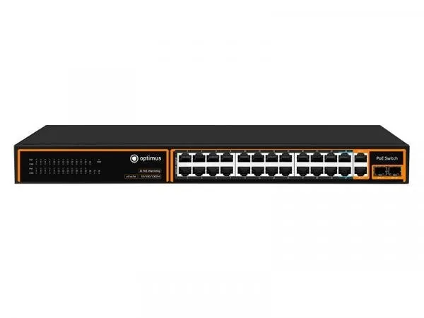 U1I-24F2b/2G/2S. Коммутатор с питанием по PoE 26-портовый