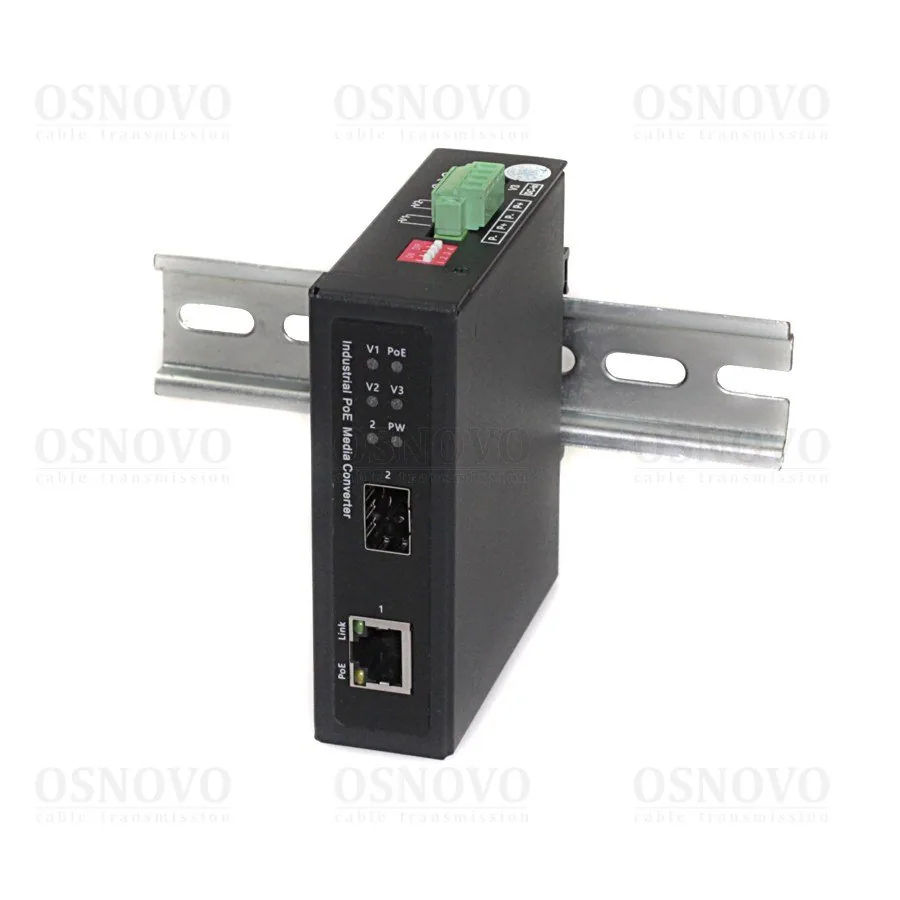 OMC-1000-11BX-I. Медиаконвертер оптический