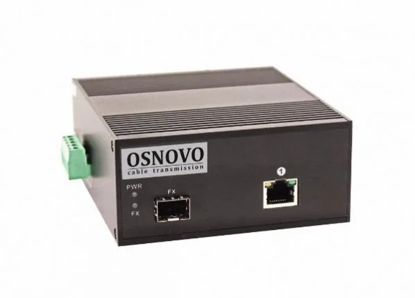 OMC-1000-11HX/I. Медиаконвертер оптический