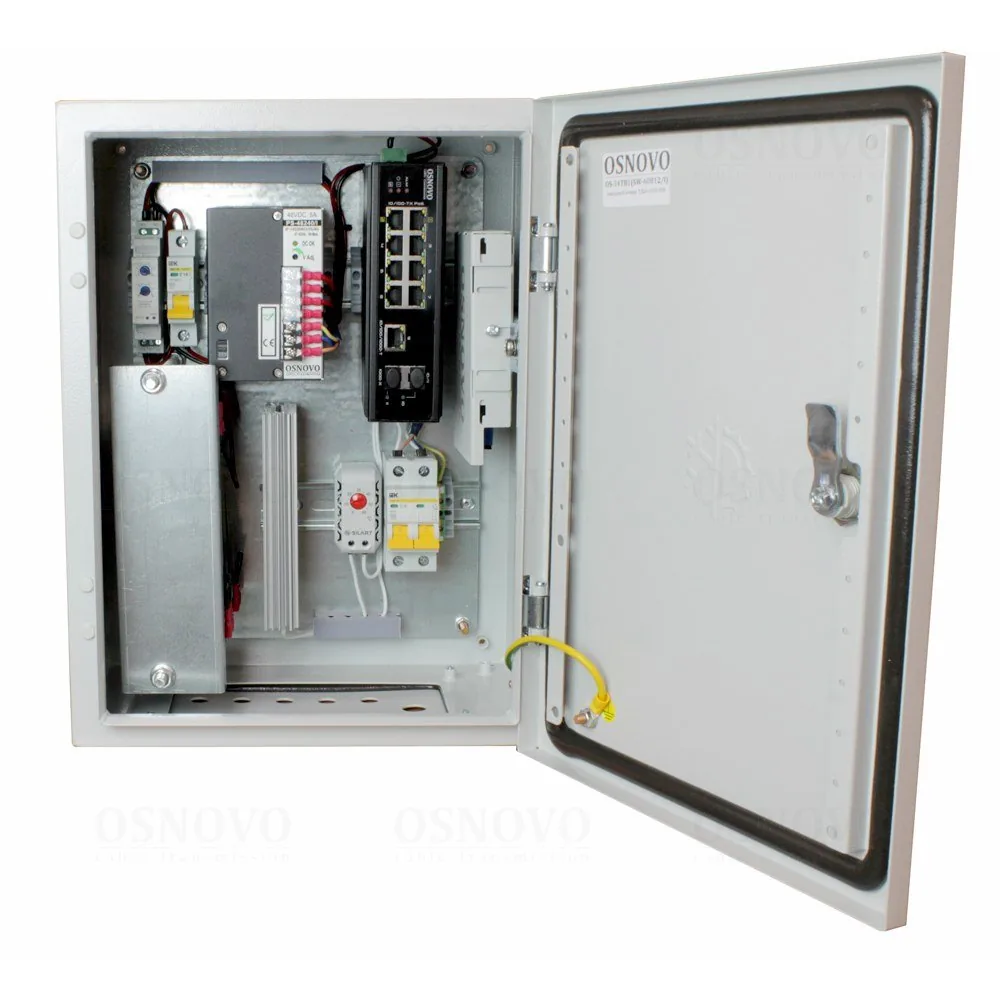 OS-34TB1(SW-60812/I). Уличная станция с термостабилизацией и резервным питанием