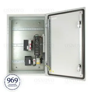 OS-46T1(SW-80822/ILR). Уличная станция с термостабилизацией и резервным питанием