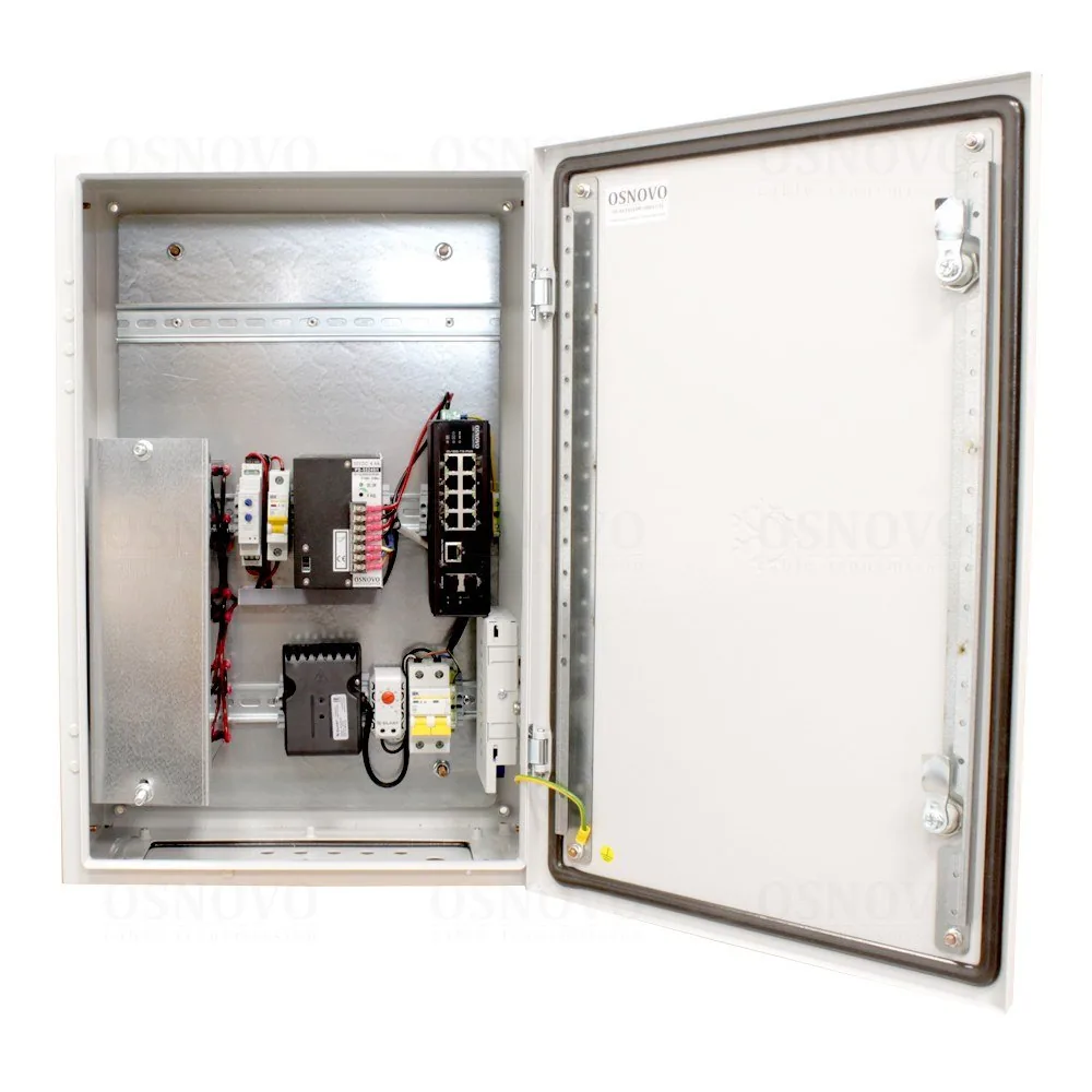 OS-46TB1(SW-60812/I). Уличная станция с термостабилизацией и резервным питанием