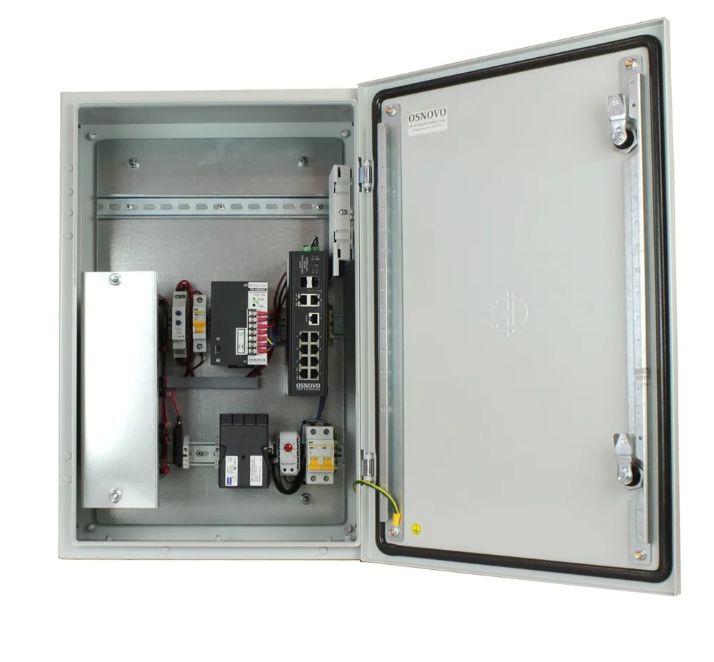 OS-46TB1(SW-80822/ILR). Уличная станция с термостабилизацией и резервным питанием